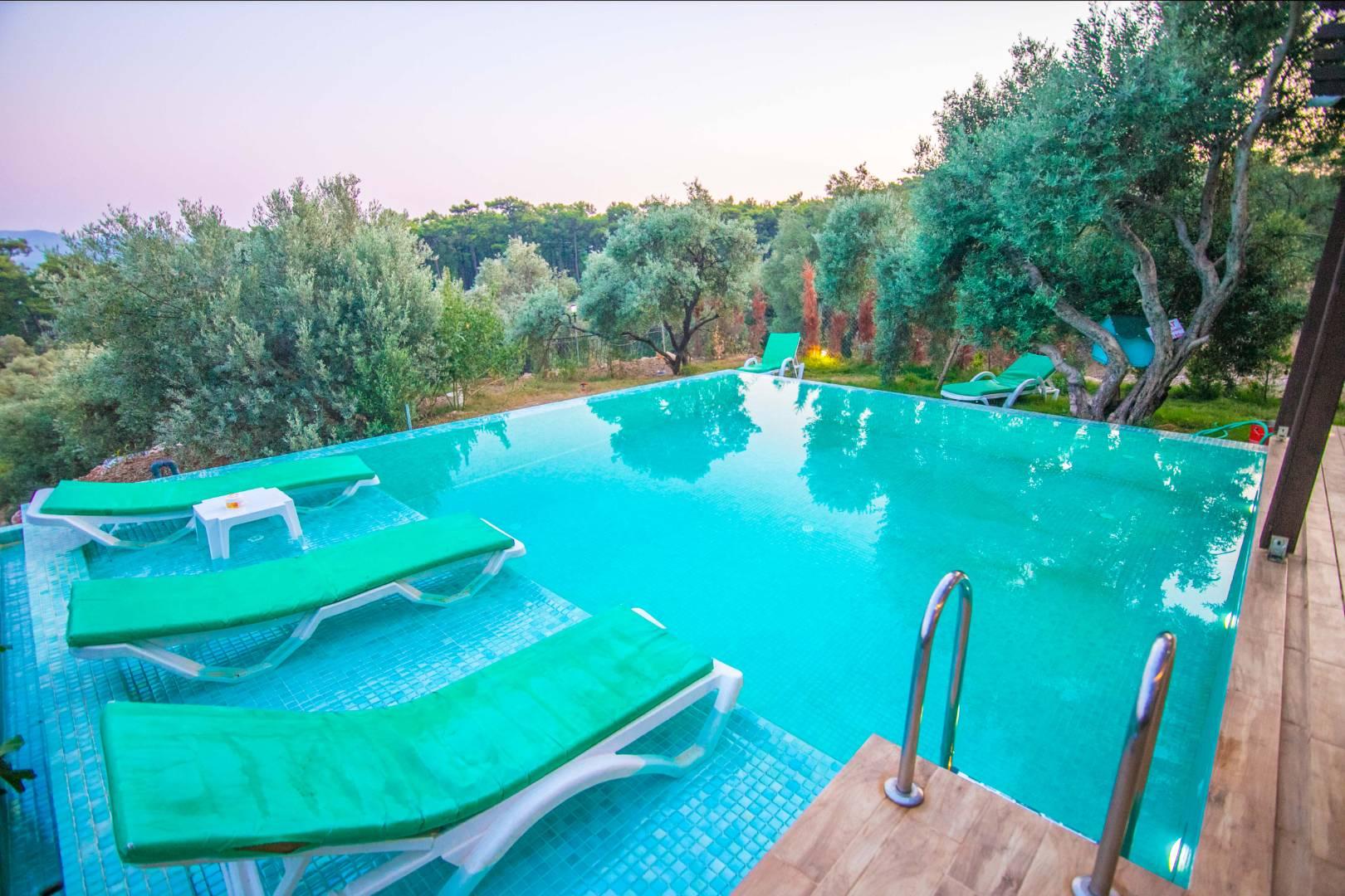 Muğla Menteşe'de Sakin Konumda, Özel Havuzlu, Konforlu Villa-43763