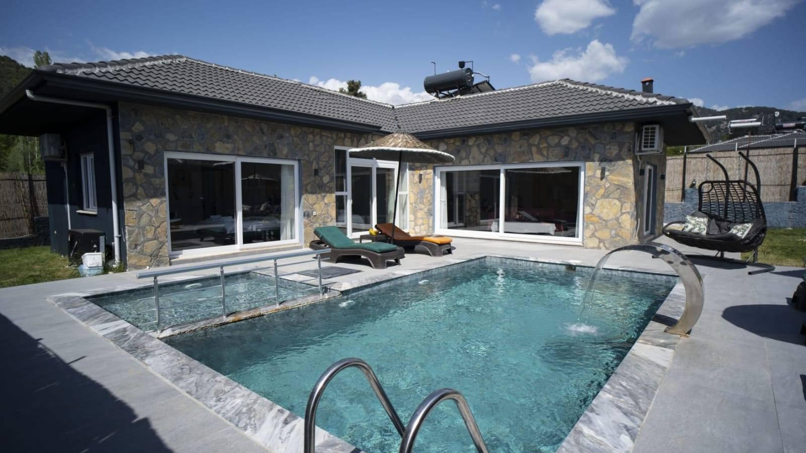 Fethiye Nif'te Enfes Doğada, Özel Havuzlu, Kiralık Villa-43599