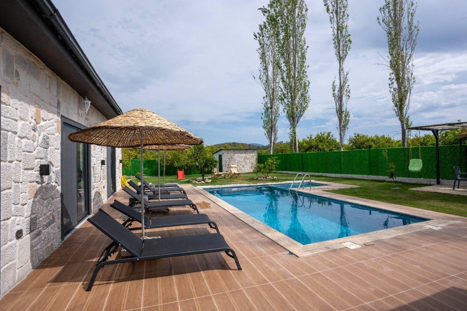 Muğla Ortaca'da Geniş Alanlara Sahip, Özel Havuzlu, Bohem Villa-42139