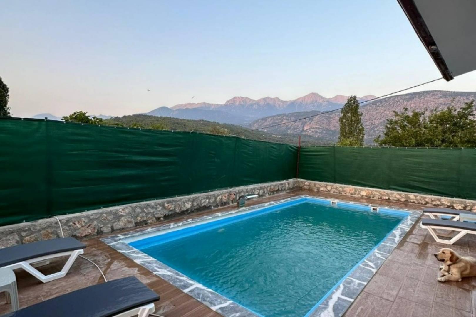 Muğla Seydikemer'de Çekirdek Ailelere Uygun, Özel Havuzlu, Ferah Villa-41565
