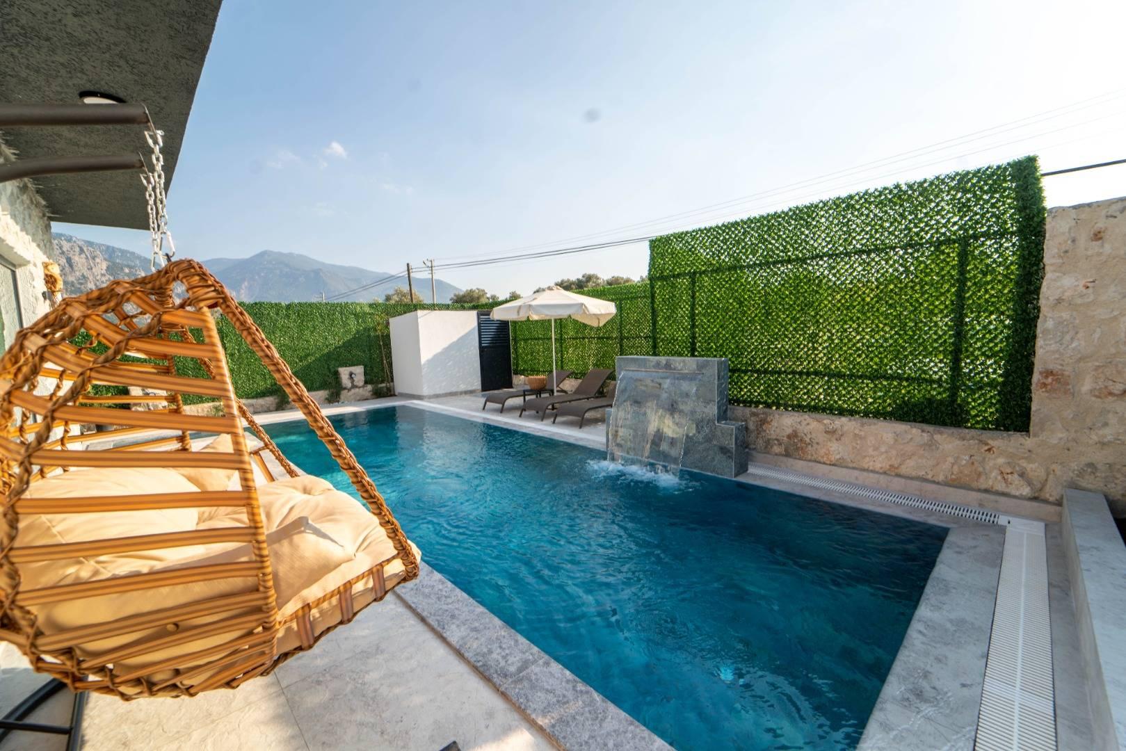 Muğla Seydikemer'de Gözlerden Uzak Konumda, Özel Havuzlu, 2+1 Villa-43668