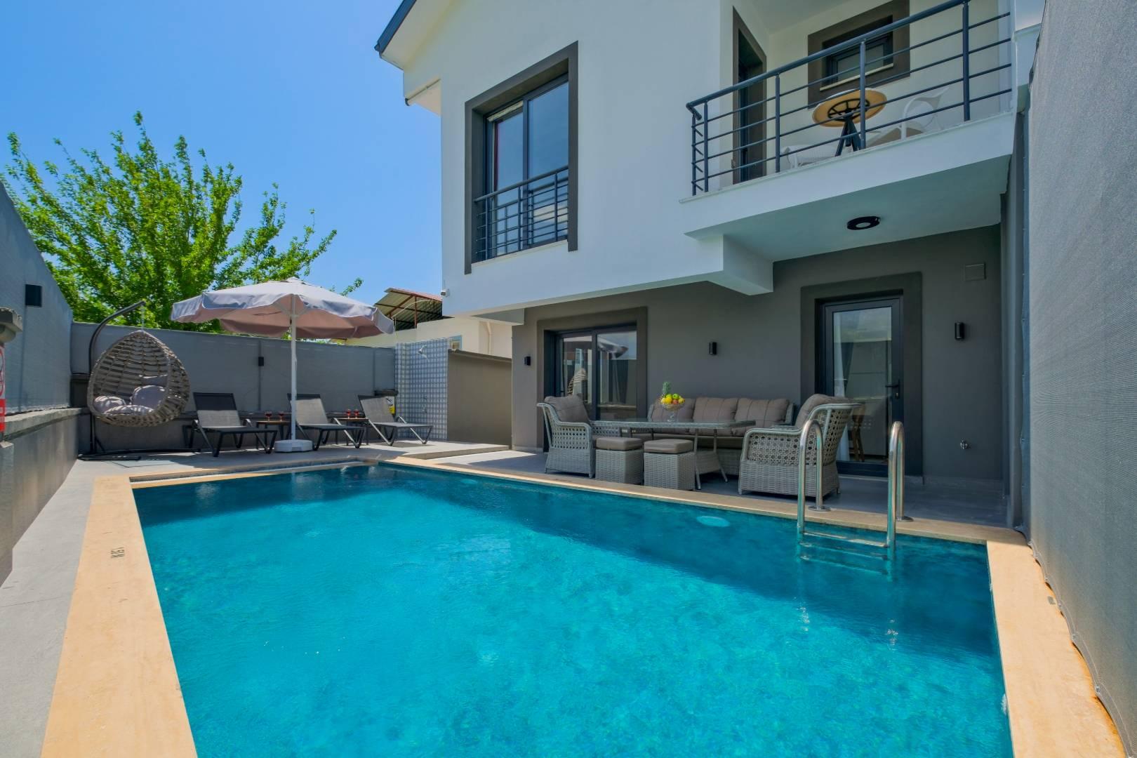 Muğla Seydikemer'de Muhteşem Doğada, Özel Havuzlu, Kiralık Villa-41405