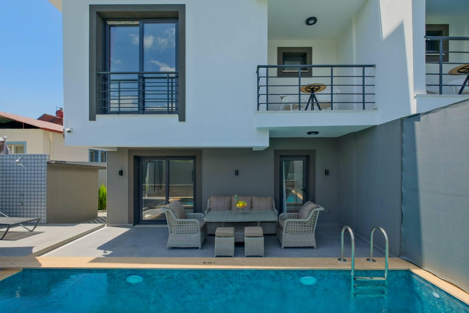 Muğla Seydikemer'de Muhteşem Doğada, Özel Havuzlu, Kiralık Villa-41405