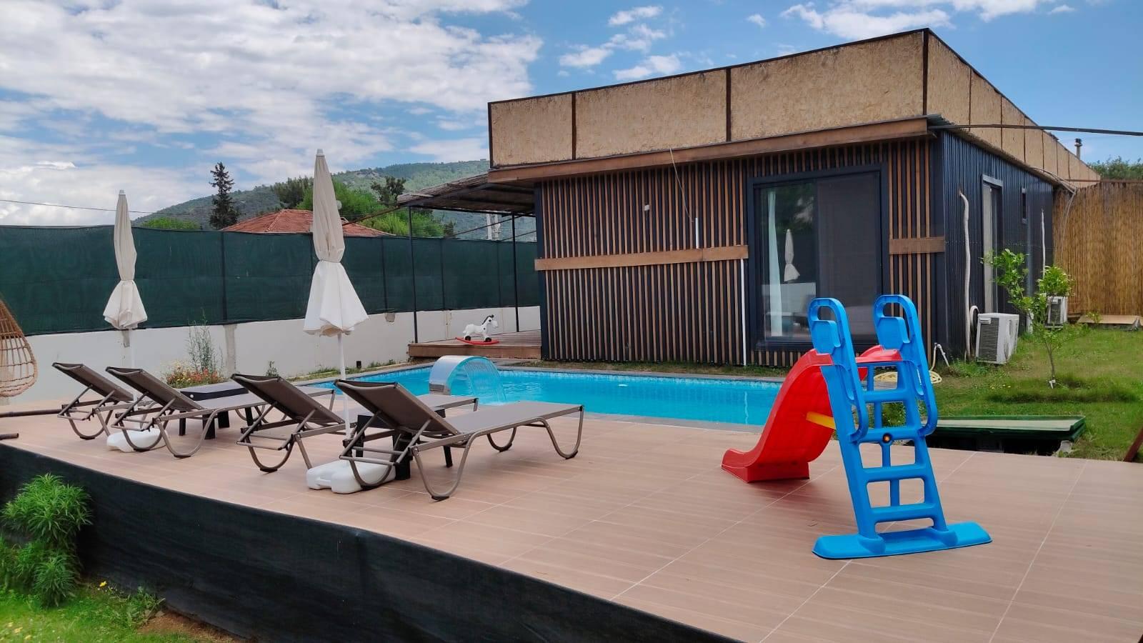 Muğla Seydikemer'de Sessiz Konumda, Özel Havuzlu, 2+1 Villa-43066