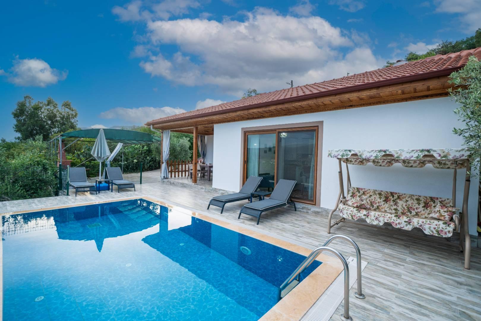 Muğla Ula'da Çekirdek Ailelere Uygun, Özel Havuzlu, Nezih Villa-43774