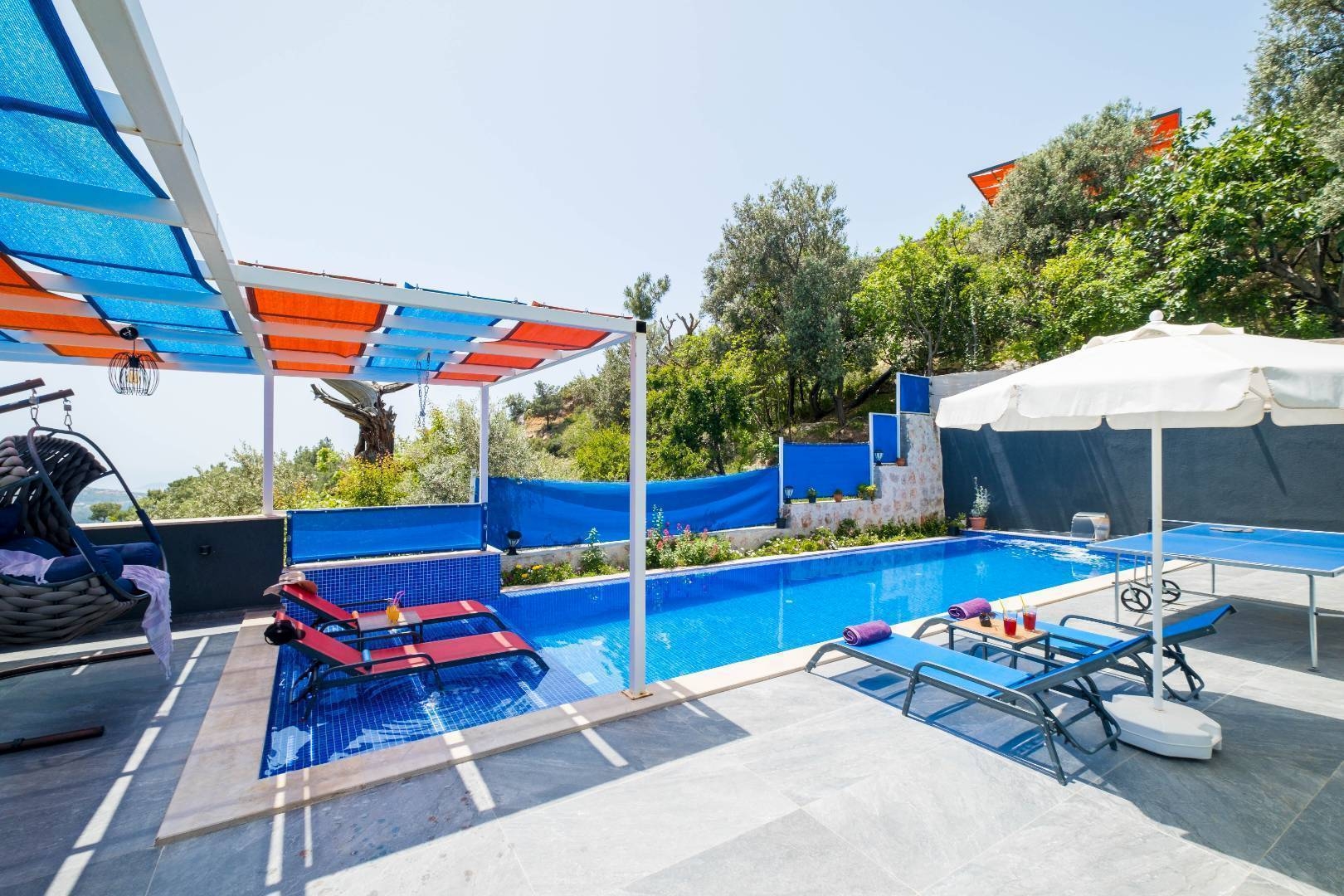 Kaş İslamlar'da Doğayla İç İçe, Özel Havuzlu, Huzurlu Villa