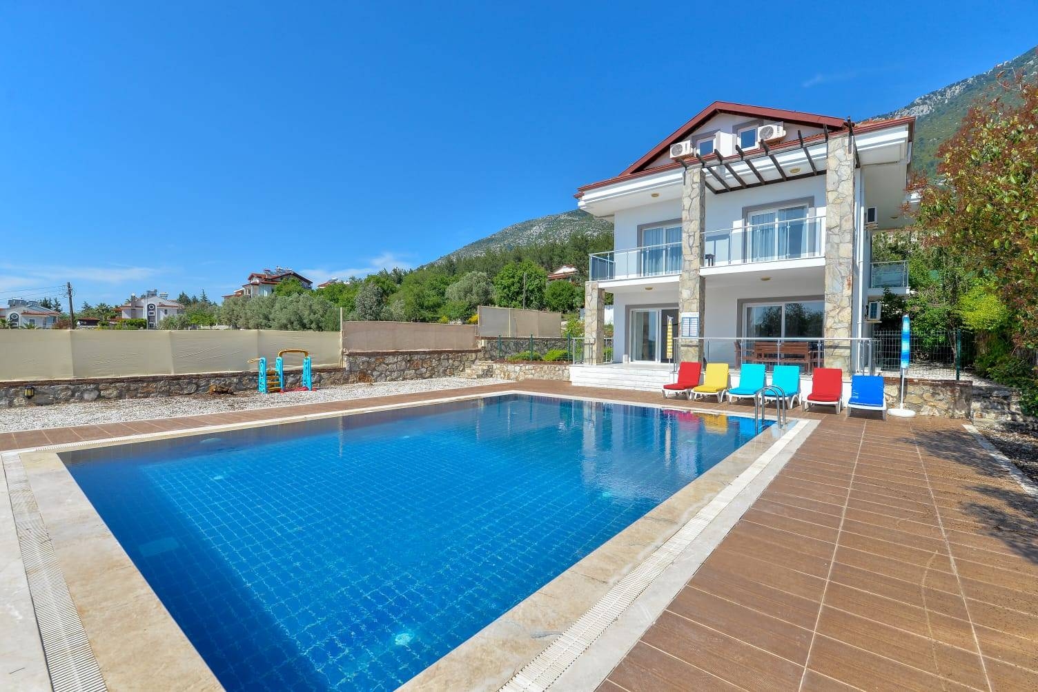 Fethiye Ölüdeniz'de Geniş Ailelere Uygun, Özel Havuzlu, Kiralık Villa