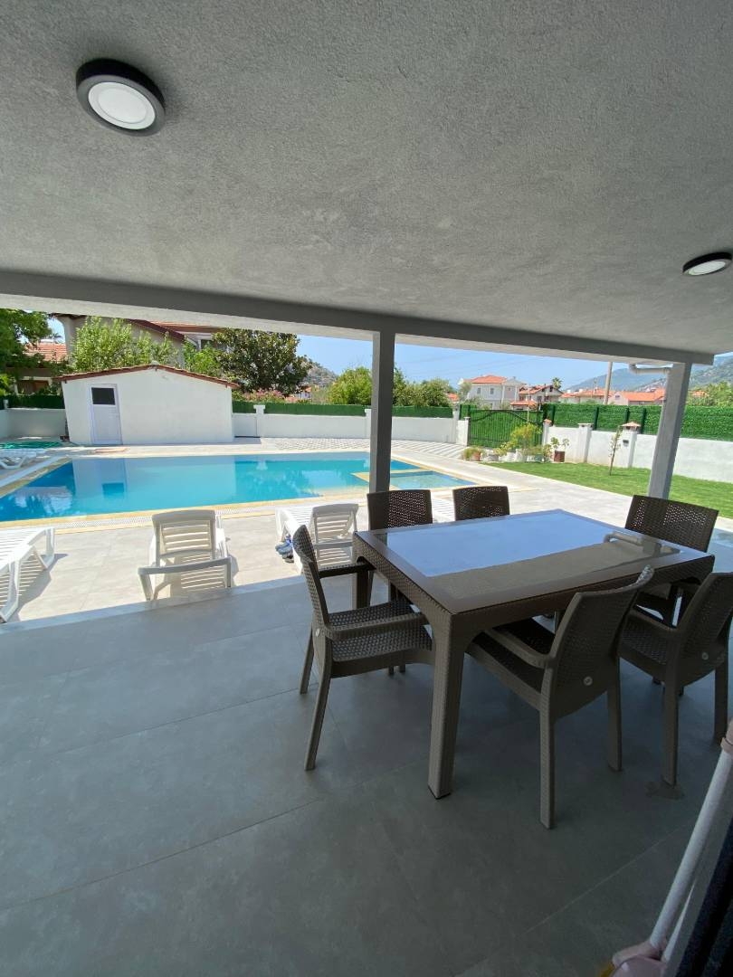 Ortaca Dalyan'da Geniş Ailelere Uygun, Özel Havuzlu, 12 Kişilik Villa