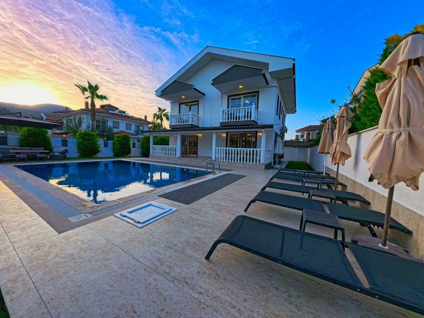 Ortaca Dalyan'da Huzurlu Doğada, Özel Havuzlu, Korunaklı Villa