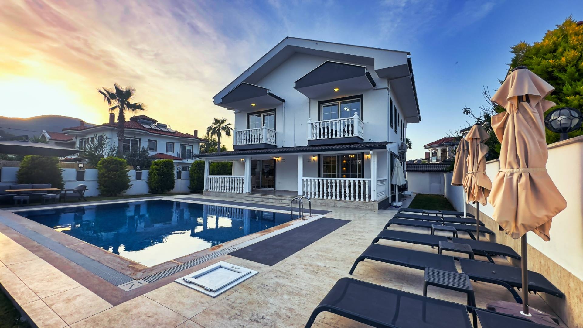 Ortaca Dalyan'da Huzurlu Doğada, Özel Havuzlu, Korunaklı Villa