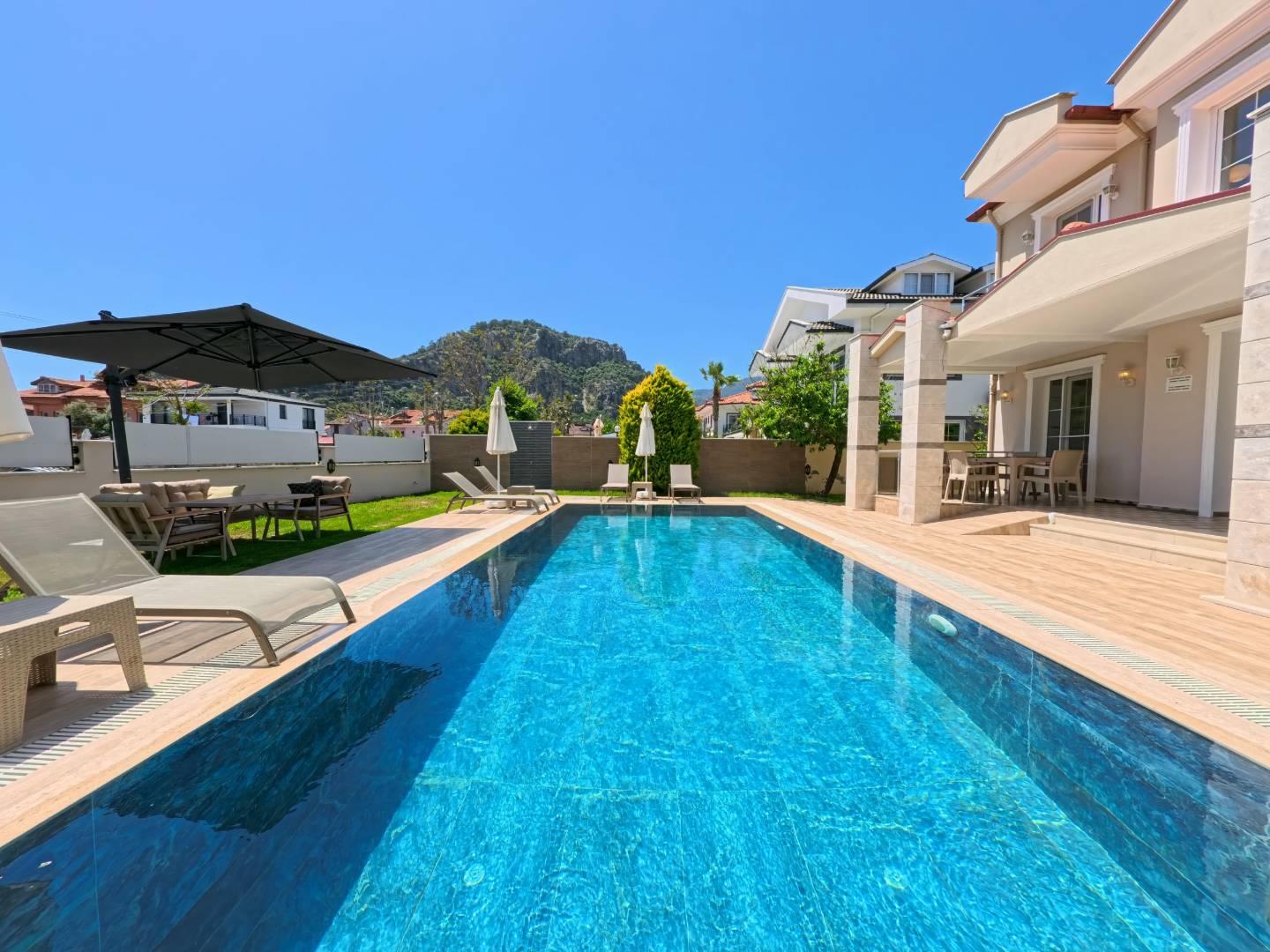 Ortaca Dalyan'da Müstakil Bahçeli, Özel Havuzlu, Lüks Villa-20248