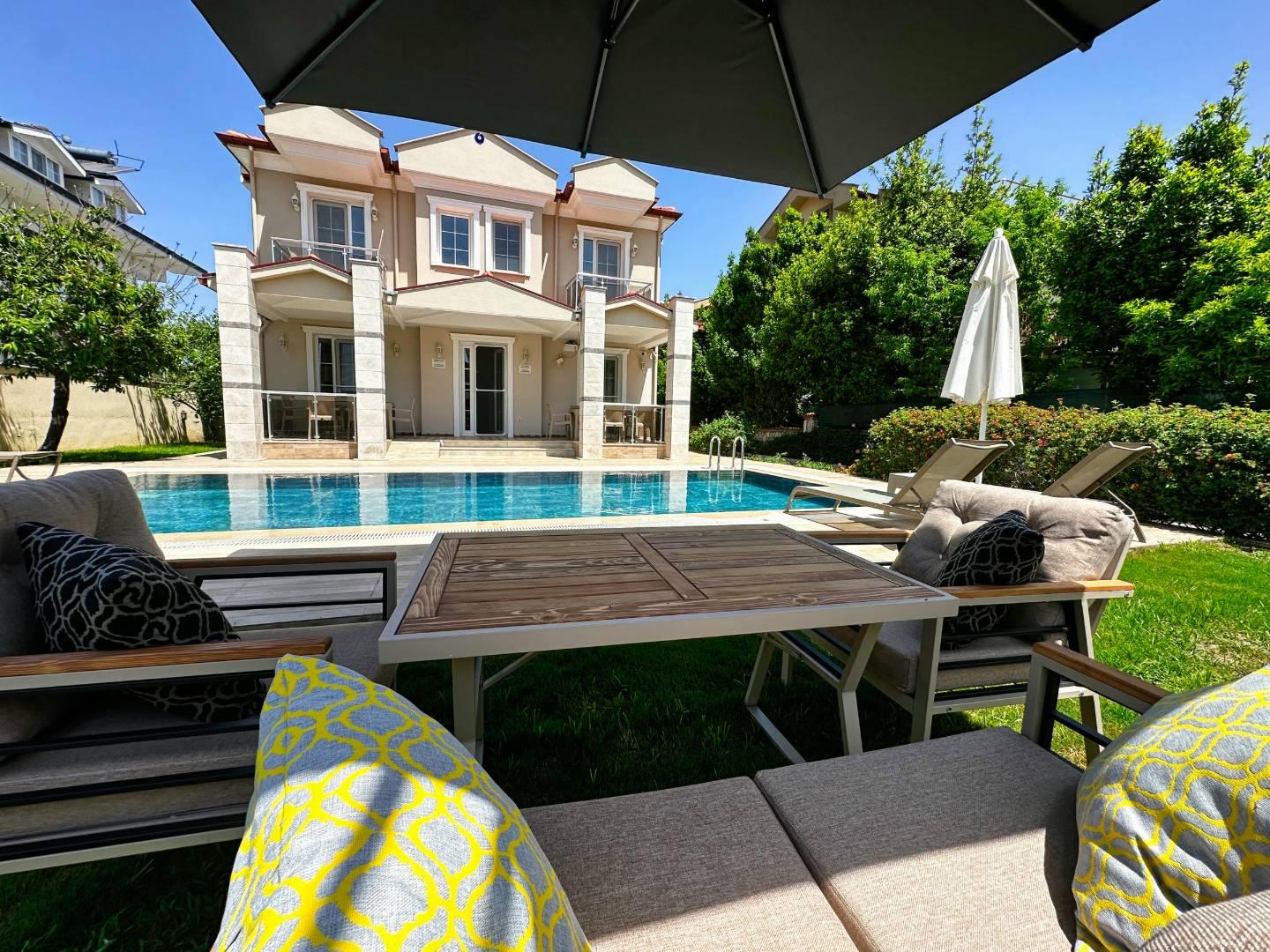 Ortaca Dalyan'da Müstakil Bahçeli, Özel Havuzlu, Lüks Villa-20248