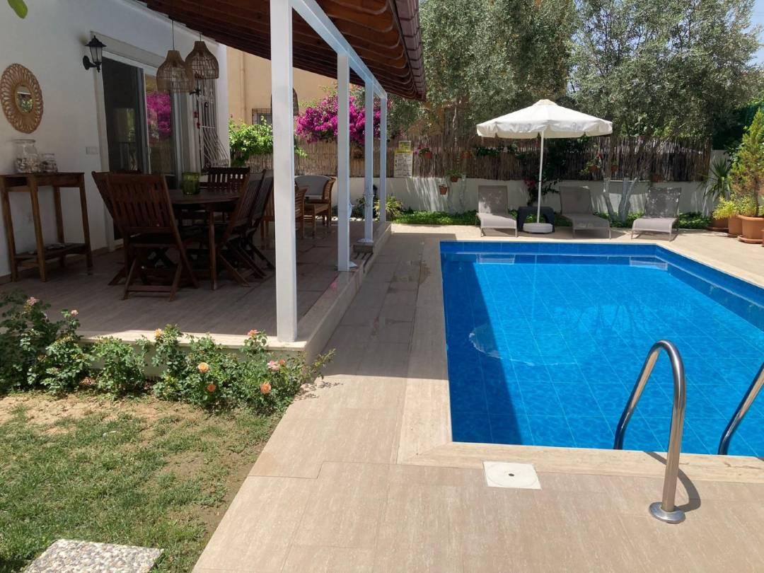 Ortaca Dalyan'da Yemyeşil Bahçeli, Özel Havuzlu, Konforlu Villa-43708