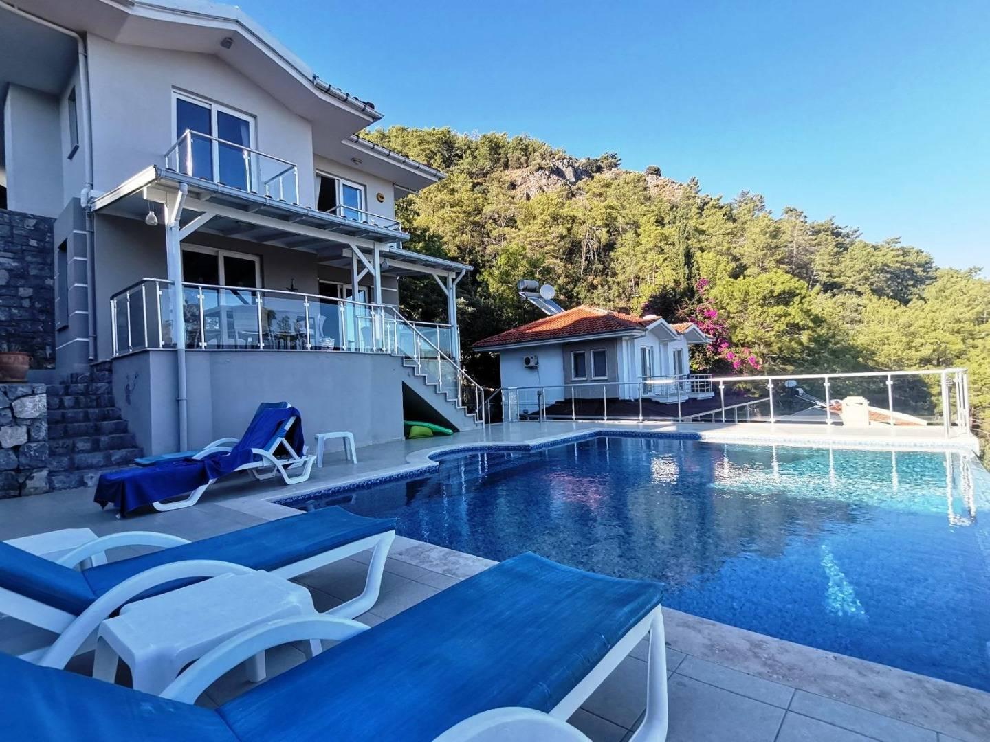 Ortaca Sarıgerme'de Muhteşeme Doğada, Özel Havuzlu, Ferah Villa-43555