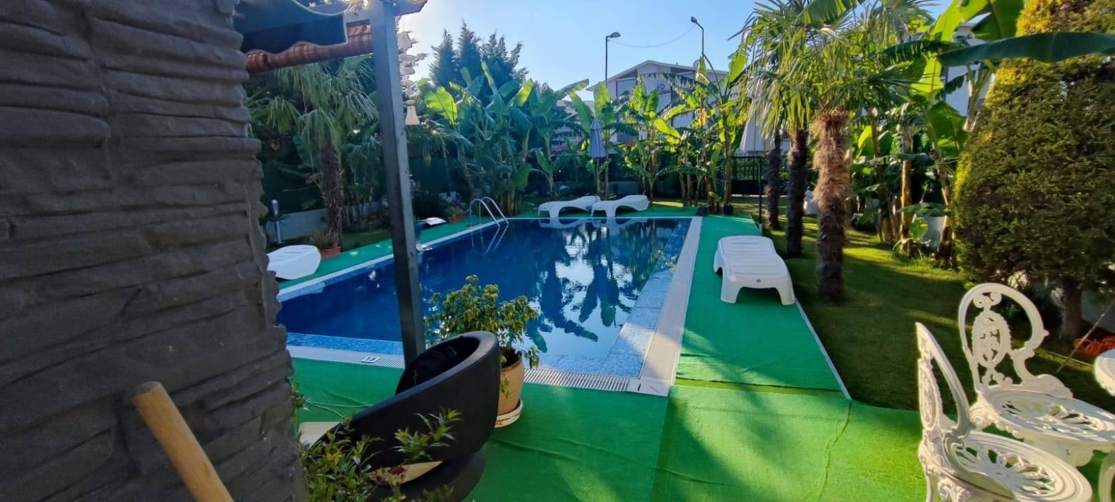 Kuşadası Güzelçamlı'da Özel Havuzlu, Özel Bahçeli, Dubleks Villa-37662