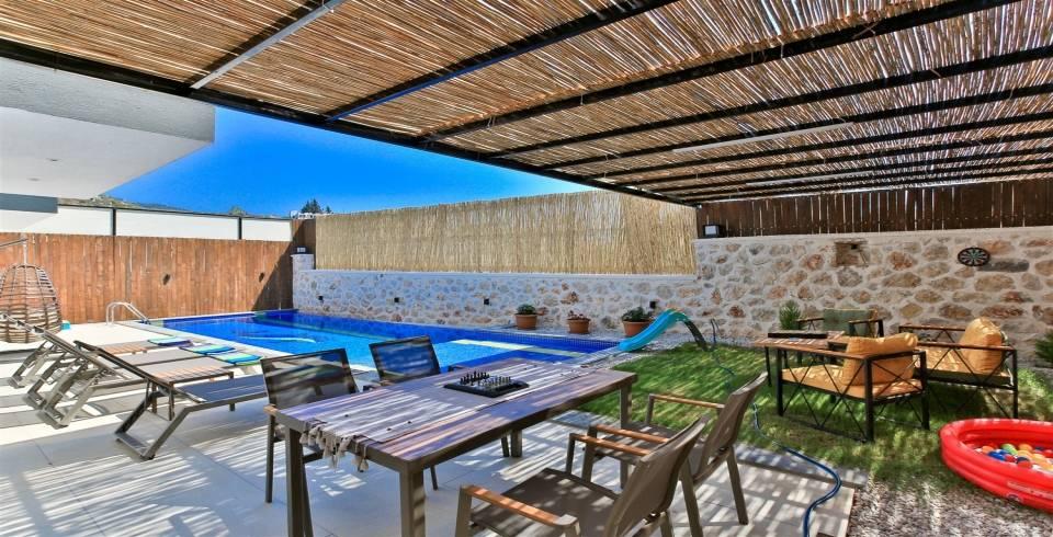 Kaş Patara'da Enfes Doğada, Özel Havuzlu, Lüks Kiralık Villa-40511