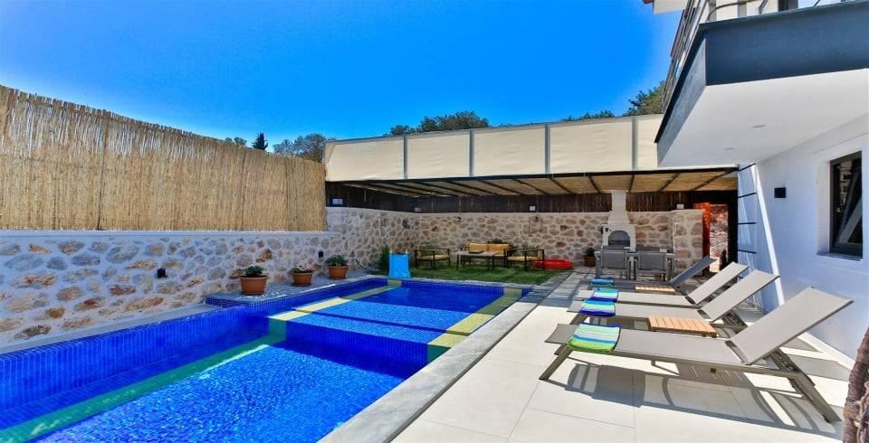Kaş Patara'da Enfes Doğada, Özel Havuzlu, Lüks Kiralık Villa-40511