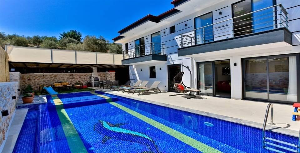 Kaş Patara'da Enfes Doğada, Özel Havuzlu, Lüks Kiralık Villa-40511