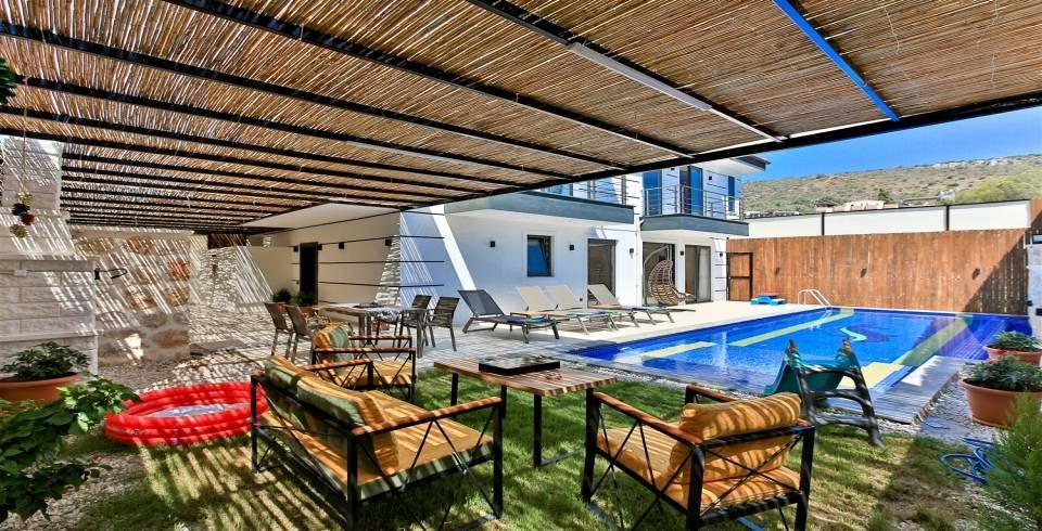 Kaş Patara'da Enfes Doğada, Özel Havuzlu, Lüks Kiralık Villa-40511