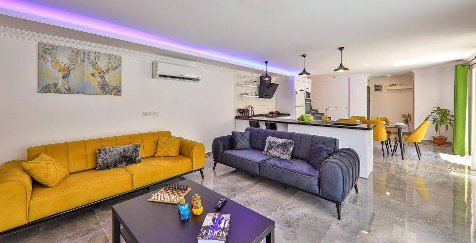 Kaş Gelemiş'te Geniş Bahçe İçerisinde, Özel Havuzlu, Konforlu Villa-40166