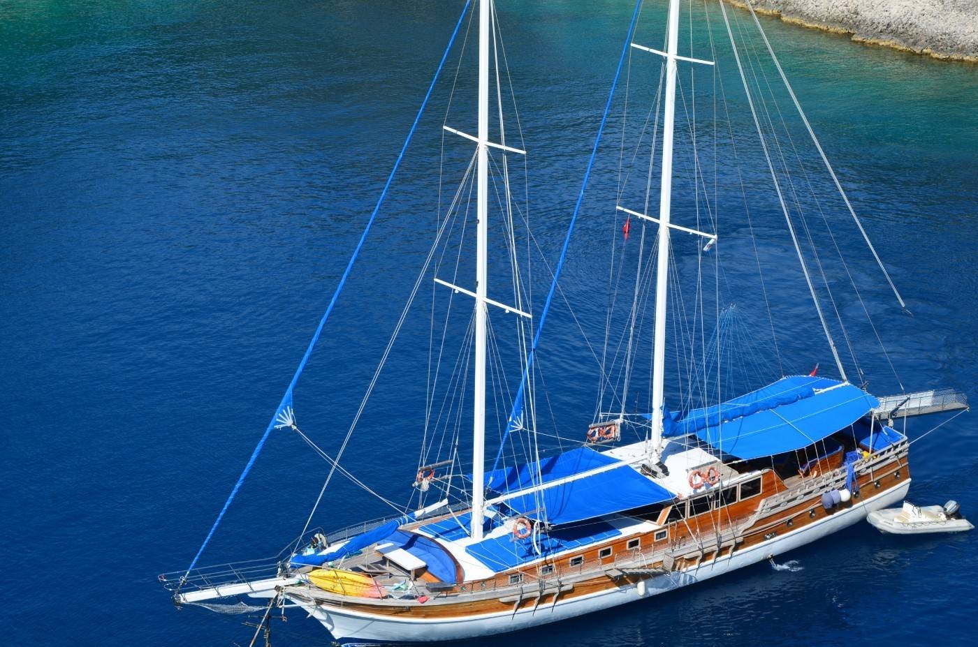 Rodos'ta 28 Metre Uzunluğunda, Kalabalık Gruplara Uygun, Lüks Gulet