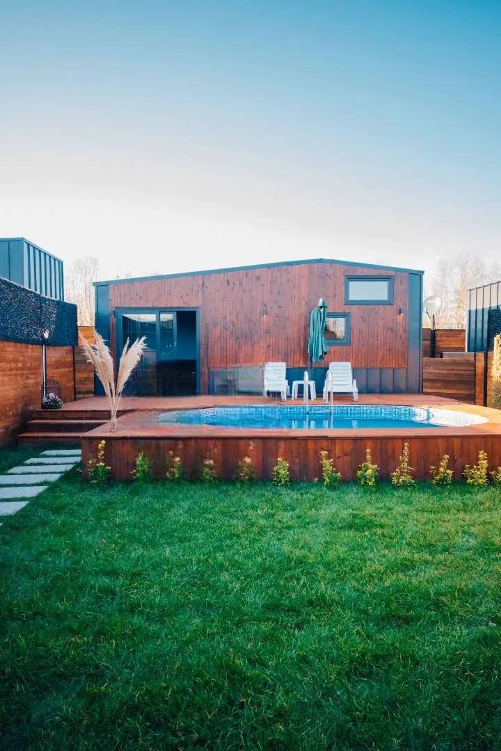 Rüstempaşa'da Doğayla Baş Başa, Özel Havuzlu, Modern Tiny House
