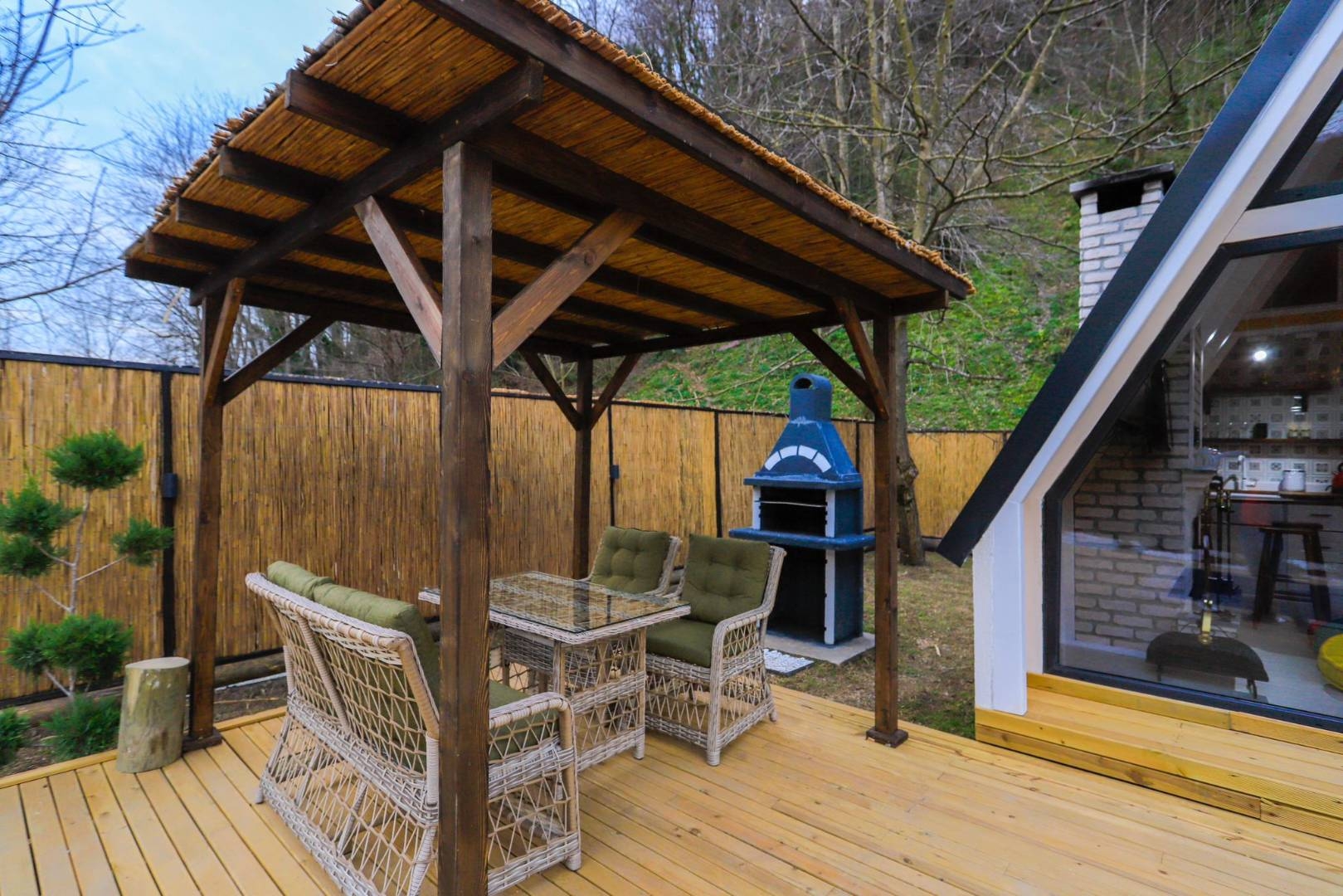 İstanbuldere'de Muhteşem Doğada, Özel Havuzlu, Modern Bungalov