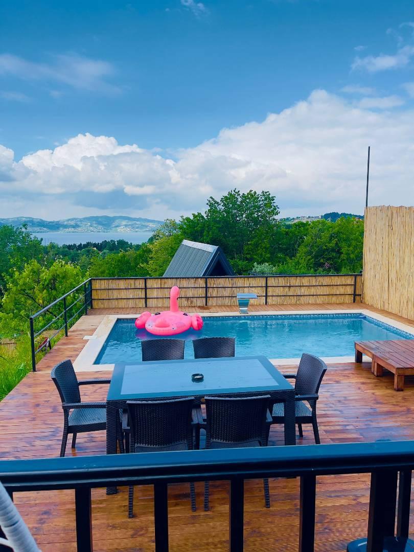 Sapanca Kuruçeşme'de Doğa İçerisinde, Isıtmalı Havuzlu, Şık Bungalov-34778