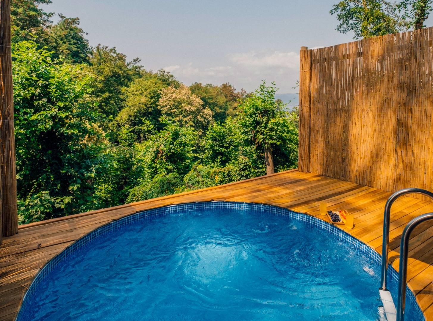 Sapanca'da Balayı Çiftlerine Uygun, Isıtmalı Havuzlu, Lüks Bungalov-36180