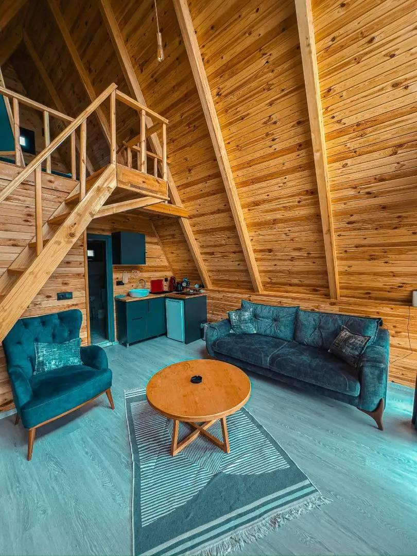 Sapanca Nailiye'de Minimalist Tasarımlı, Özel Havuzlu, 2+1 Bungalov-42348