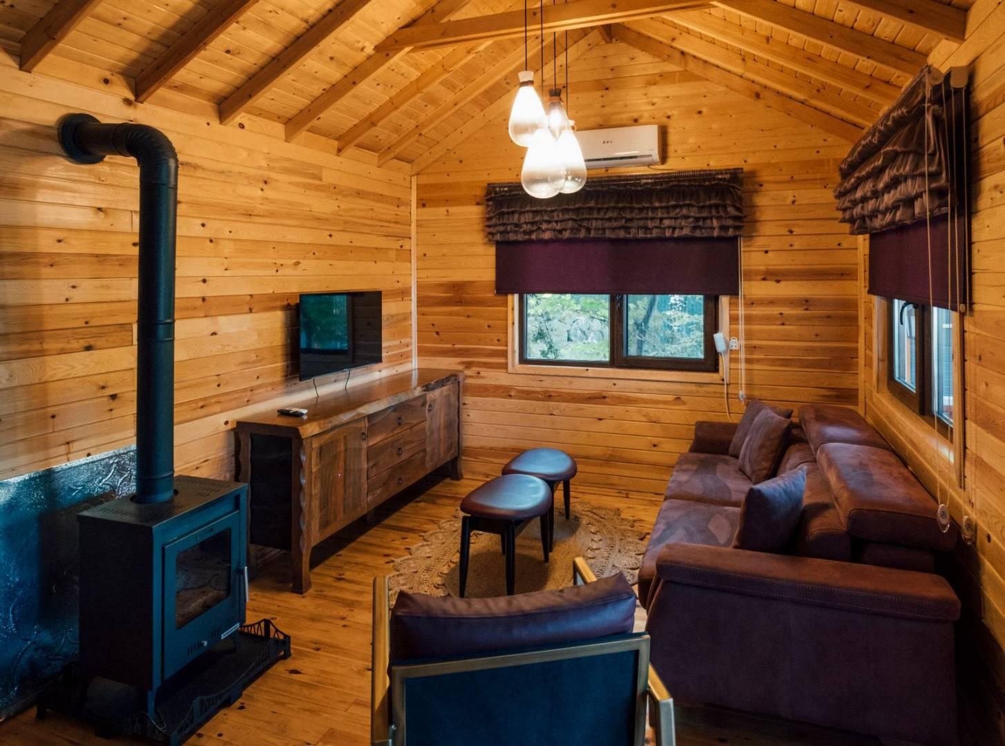 Sapanca Nailiye'de Yemyeşil Doğada, 1+1, Konforlu Tiny House-36195