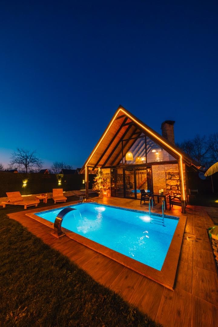 Sapanca Yanık'ta Doğa İçerisinde, Isıtmalı Havuzlu, Şık Bungalov-41312