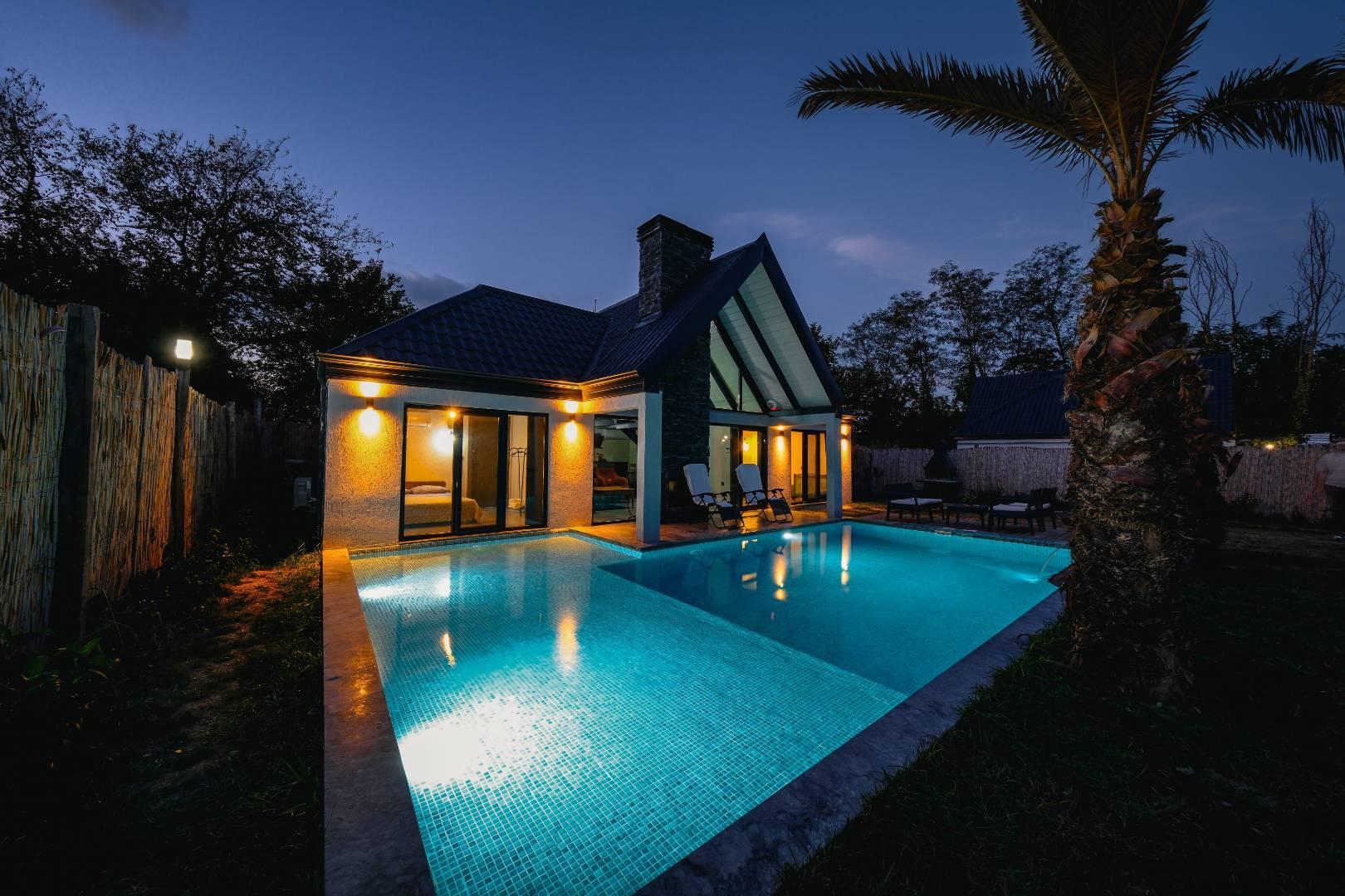 Sapanca Yanık'ta Doğa İçerisinde, Özel Havuzlu, Şık Bungalov-38856