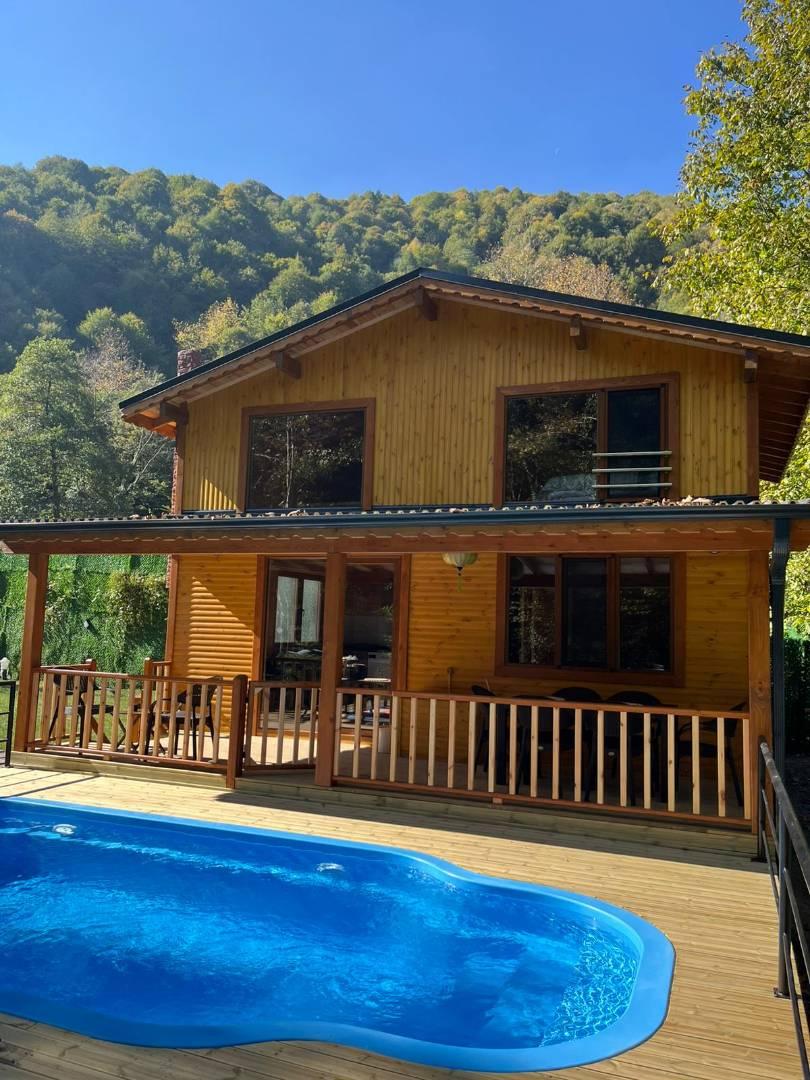 Memnuniye'de Doğa İçerisinde, Özel Havuzlu, Modern Bungalov-40725