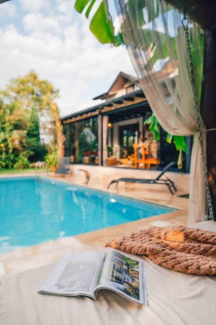 Sapanca'da Doğa İçerisinde, Isıtmalı Havuzlu, Şömineli, Kiralık Villa-22661