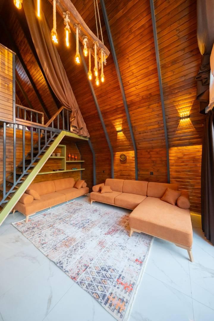 Sapanca Rüstempaşa'da Doğa İçerisinde, Özel Havuzlu, 2+1 Bungalov-43376