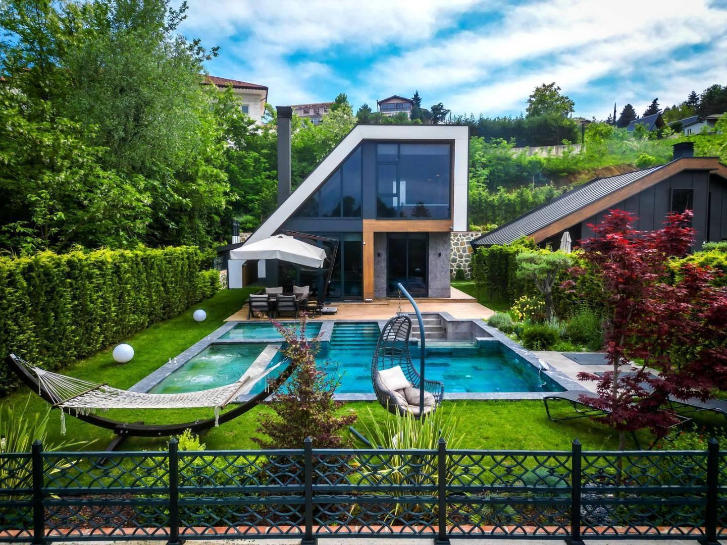 Sapanca Kuruçeşme'de Muhteşem Doğada, Özel Havuzlu, Balayı Villası-42431