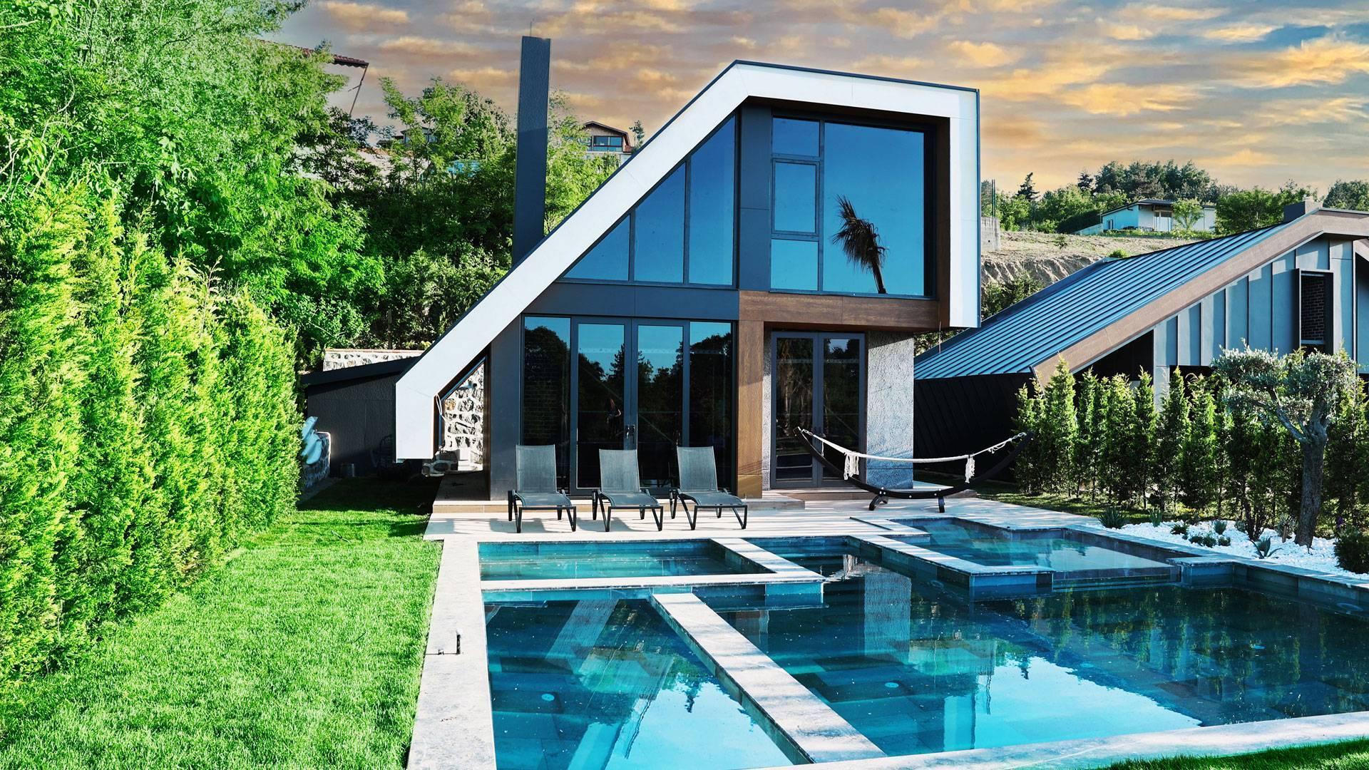 Sapanca Kuruçeşme'de Muhteşem Doğada, Özel Havuzlu, Balayı Villası-42431