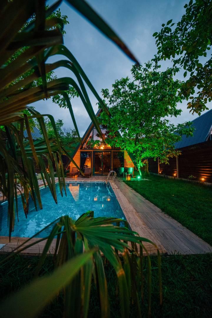 Sapanca Kurtköy'de Eşsiz Doğada, Özel Havuzlu, Şık Bungalov-39150