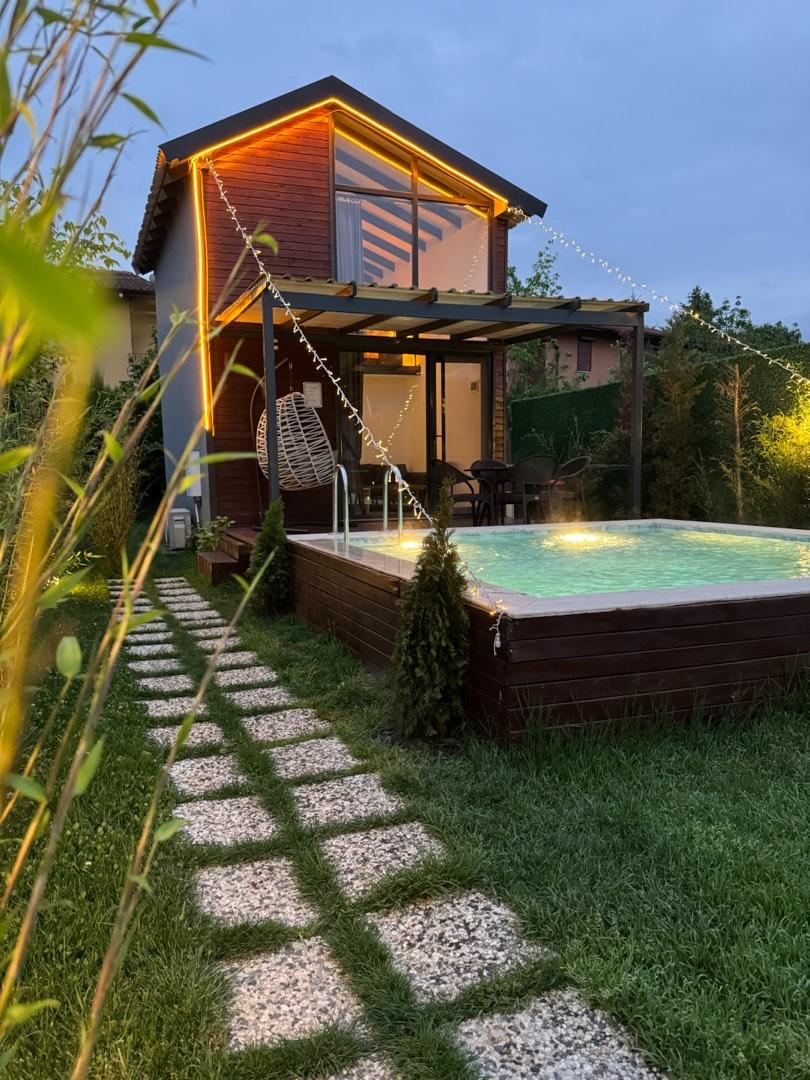 Sapanca Kırkpınar'da Merkezi Konumda, Isıtmalı Havuzlu, Şık Bungalov-39430