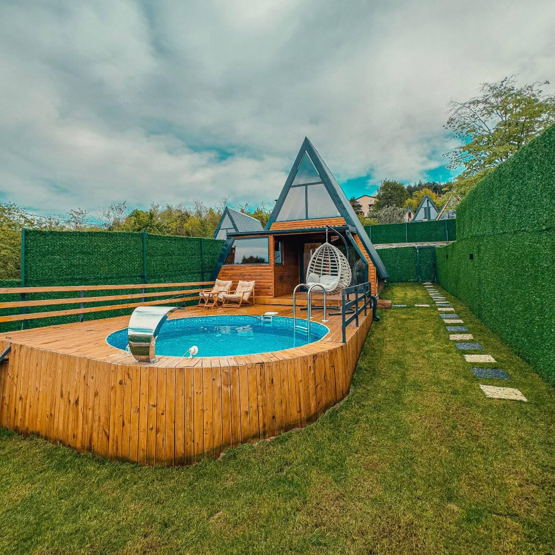 Sapanca'da Doğal Güzellikler İçinde, Özel Havuzlu, Lüks Bungalov-41301