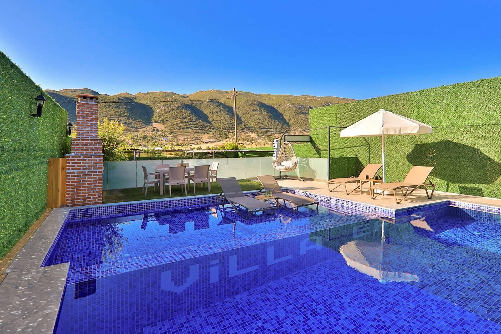 Kaş Sarıbelen'de Doğa İçerisinde, Özel Havuzlu, Lüks Villa-39886