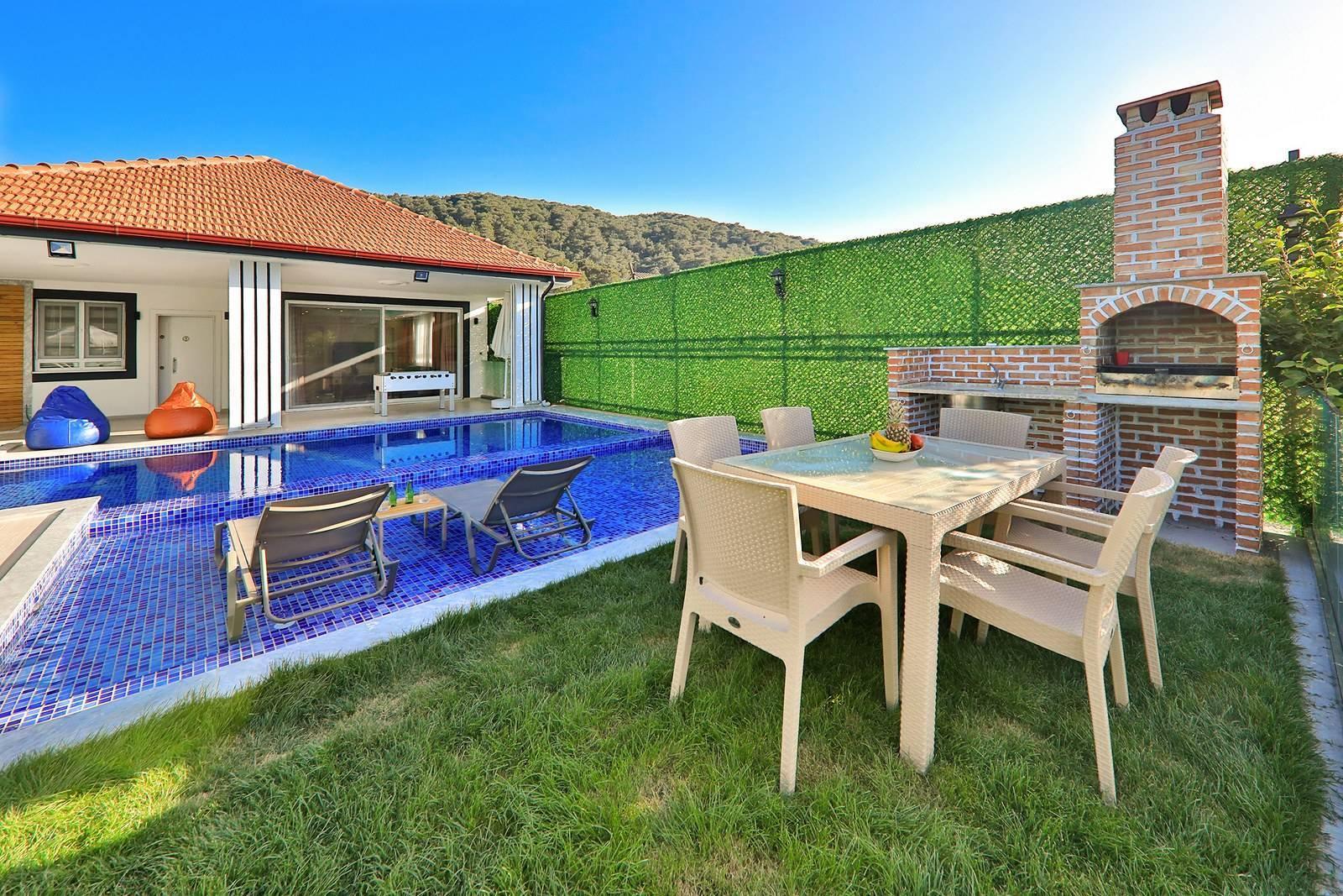 Kaş Sarıbelen'de Doğa İçerisinde, Özel Havuzlu, Lüks Villa-39886