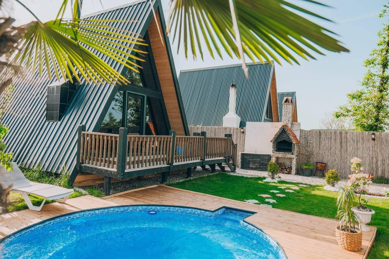 Sapanca Şükriye'de Doğa İçinde, Özel Havuzlu, Şömineli Bungalov-40235