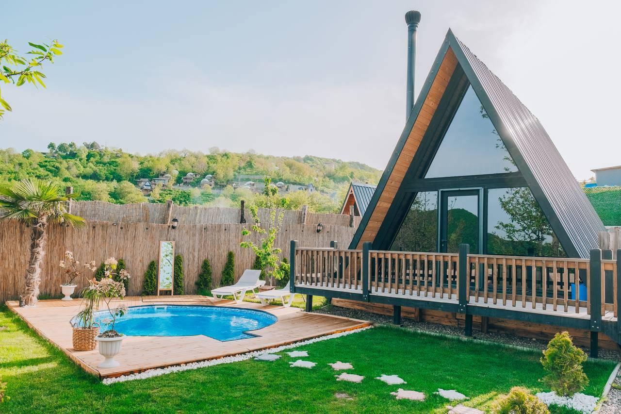 Sapanca Şükriye'de Doğa İçinde, Özel Havuzlu, Şömineli Bungalov-40235