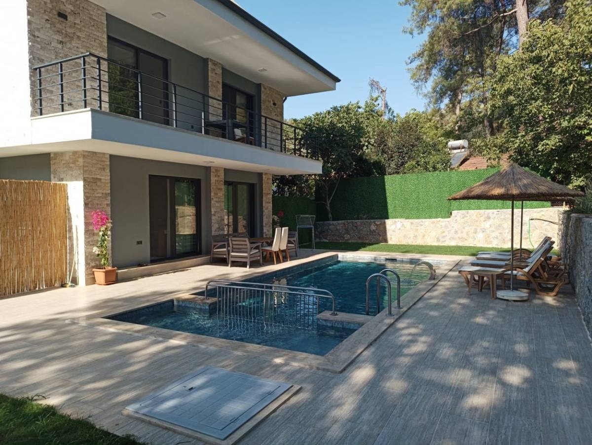Ula Gökçe'de Doğa İçerisinde, Özel Havuzlu, Kiralık Villa