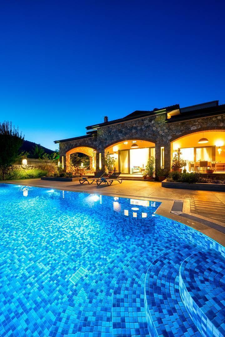 Fethiye Kayaköy'de Doğa İçerisinde, Özel Havuzlu, Modern Lüks Villa-39032