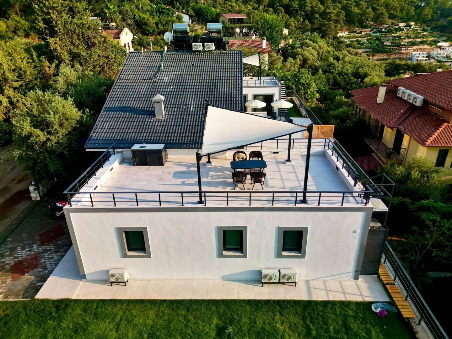 Fethiye Faralya'da Enfes Deniz Manzaralı, Özel Havuzlu, İkiz Villa-42007