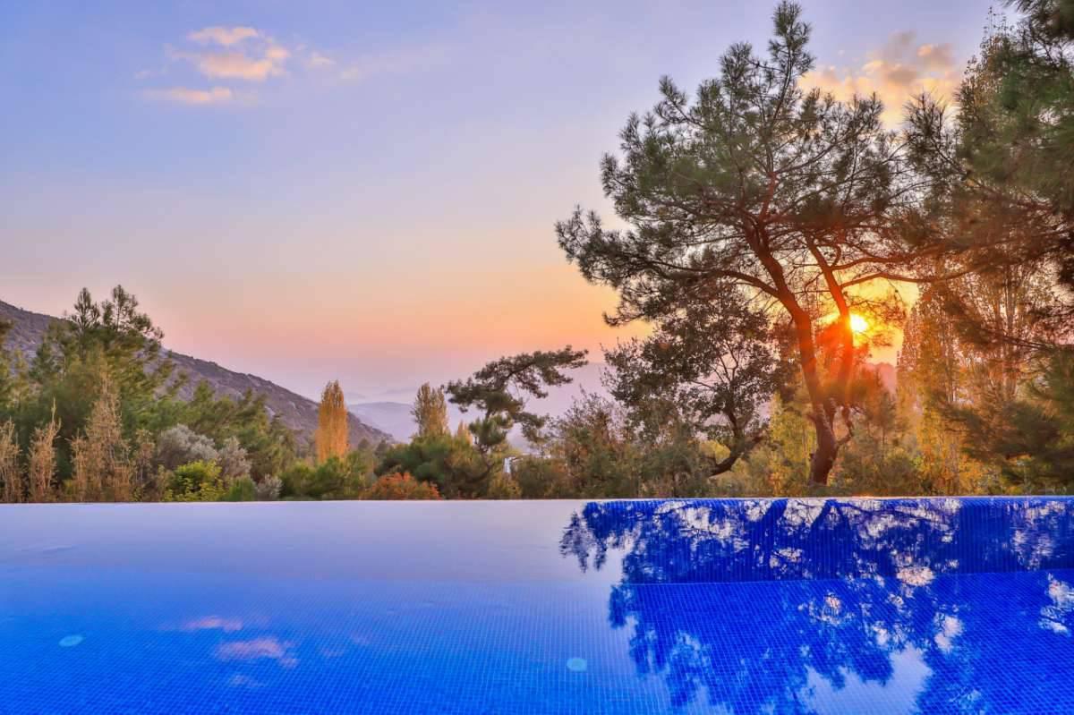 Kaş İslamlar'da Deniz Ve Doğa Manzaralı, Özel Havuzlu, Taş Villa-42741