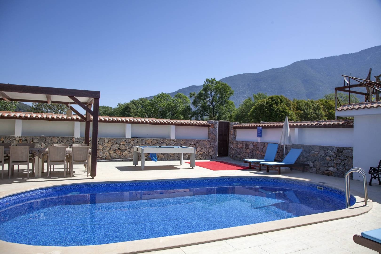 Fethiye Ölüdeniz'de Doğa İçerisinde, Özel Havuzlu, 7 Kişilik Villa